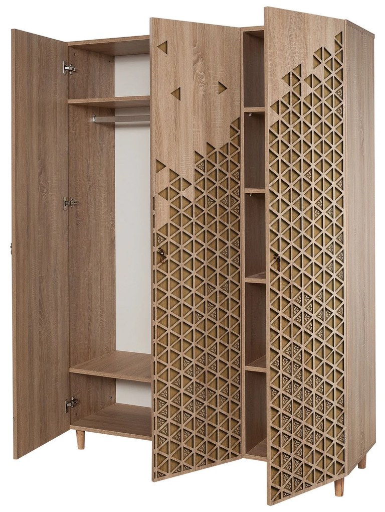 Roupeiro Mode – Carvalho Sonoma – 135 cm x 192 cm x 52 cm