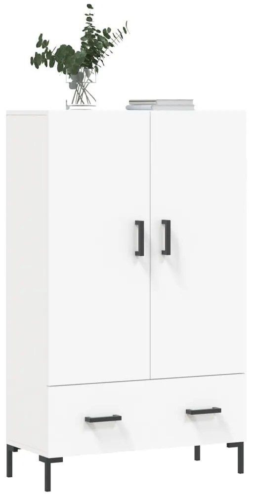 Aparador alto 69,5x31x115 cm derivados de madeira branco