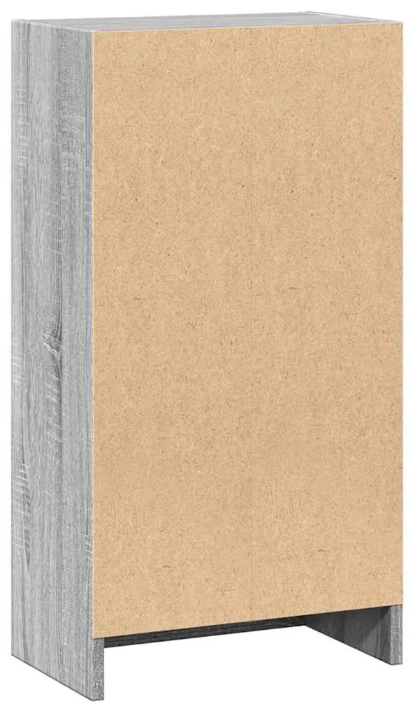 Estante 40x24x76 cm derivados de madeira cinzento sonoma
