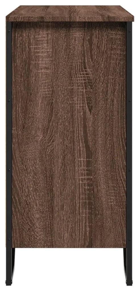 Aparador 78x35,5x74,5 cm derivados de madeira carvalho castanho