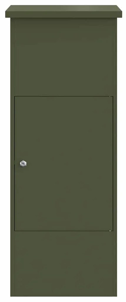 Caixa para entrega de pacotes Verde-oliva 44,5 x 29 x 110,5 cm