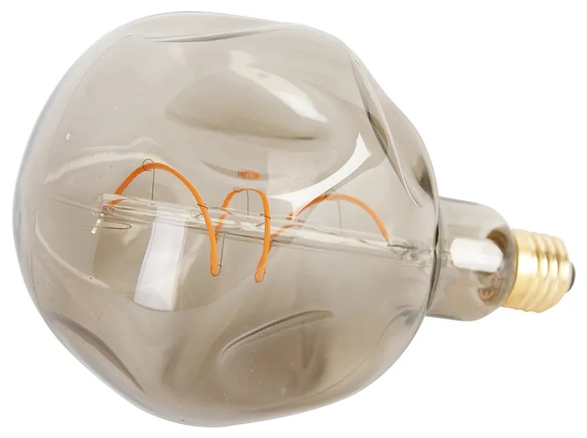 Lâmpada LED regulável E27 G125 bronze 4W 120lm 1800K