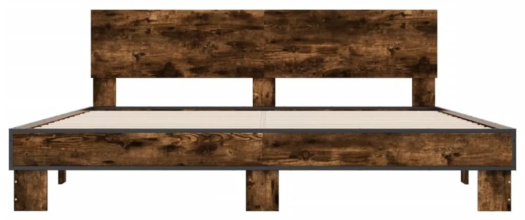 Estrutura de cama 180x200 cm derivados madeira/metal
