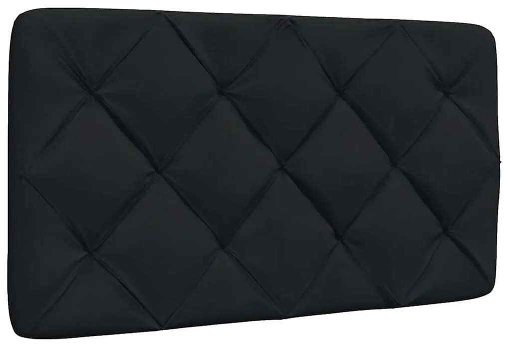 Cama com colchão 80x200 cm tecido preto