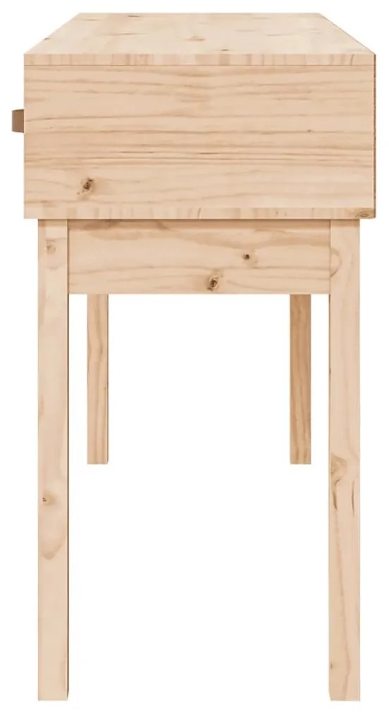 Mesa consola 114x40x75 cm madeira de pinho maciço