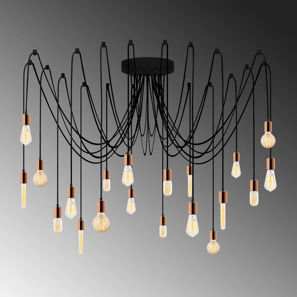 Candeeiro de Teto Kabluni – Cobre – 246 x 246 cm