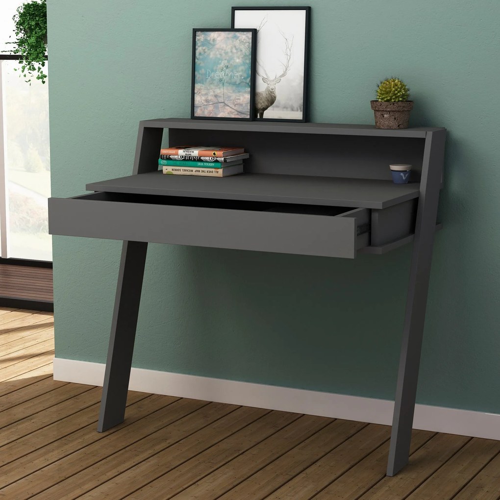 Secretária CoworkWorkingTable – Antracite – 94 cm x 91 cm x 50 cm
