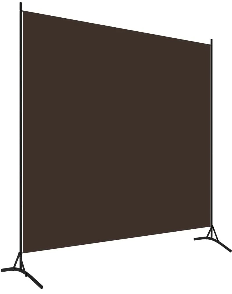 Divisória de quarto com 1 painel 175x180 cm castanho