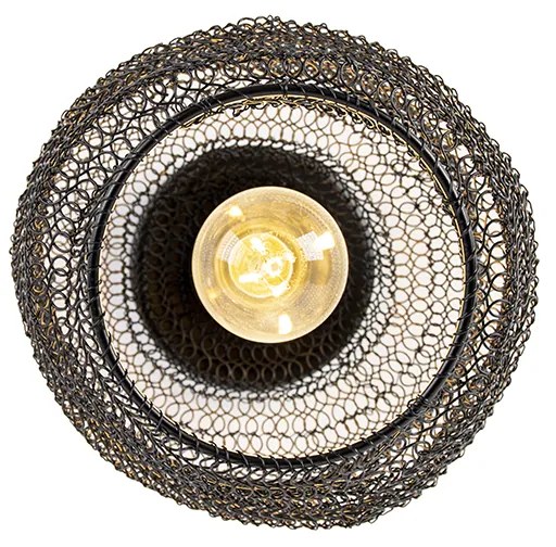 Candeeiro de teto oriental preto - Nidum Bene