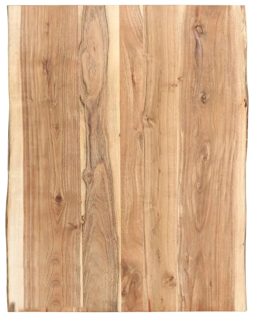 vidaXL Tampo de mesa 80x(50-60)x3,8 cm madeira de acácia maciça