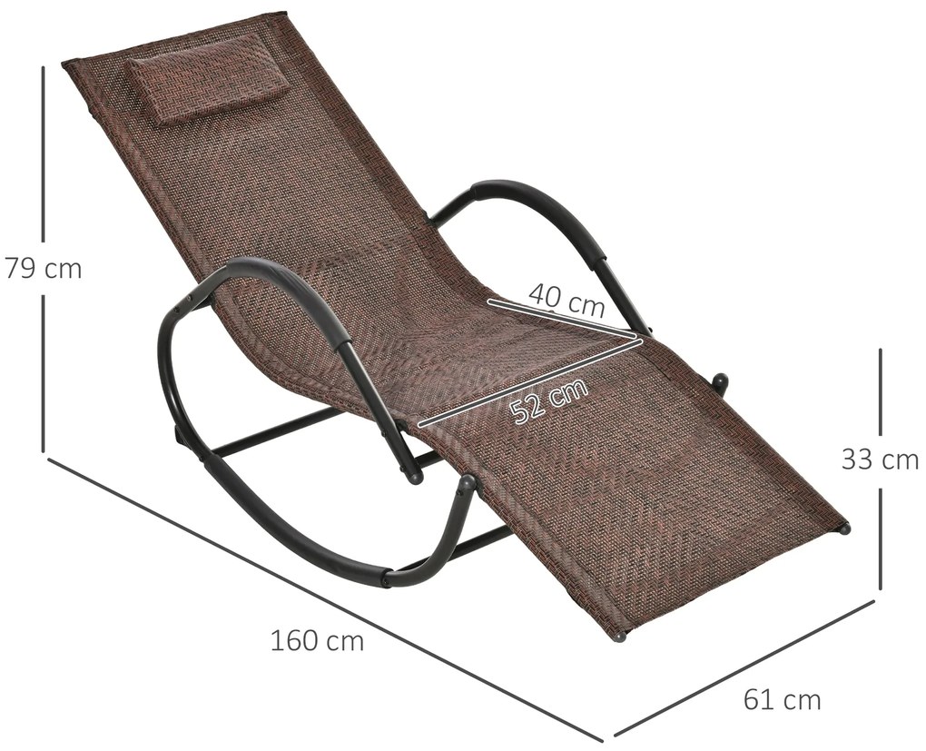 Espreguiçadeira de Exterior com Apoio para os Braços e Efeito de Vime