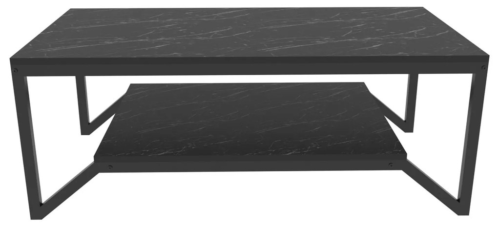 Mesa de Café Flora - Preto - 120x60x45,8 cm
