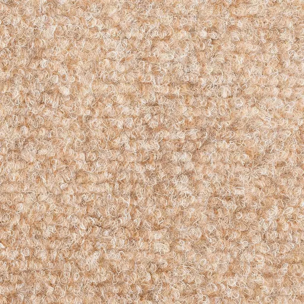 Tapetes de escada autoadesivos 30 pcs 65x21x4 cm creme