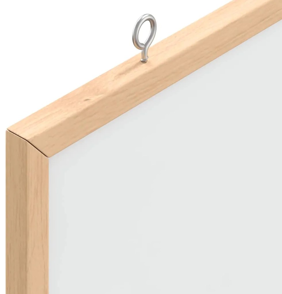 Quadro branco magnético c/ estrutura em madeira de pinho maciço