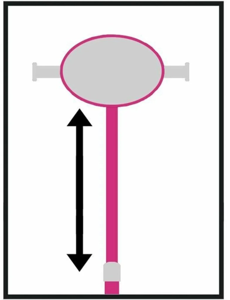 Trotinete Stamp Barbie Cor de Rosa