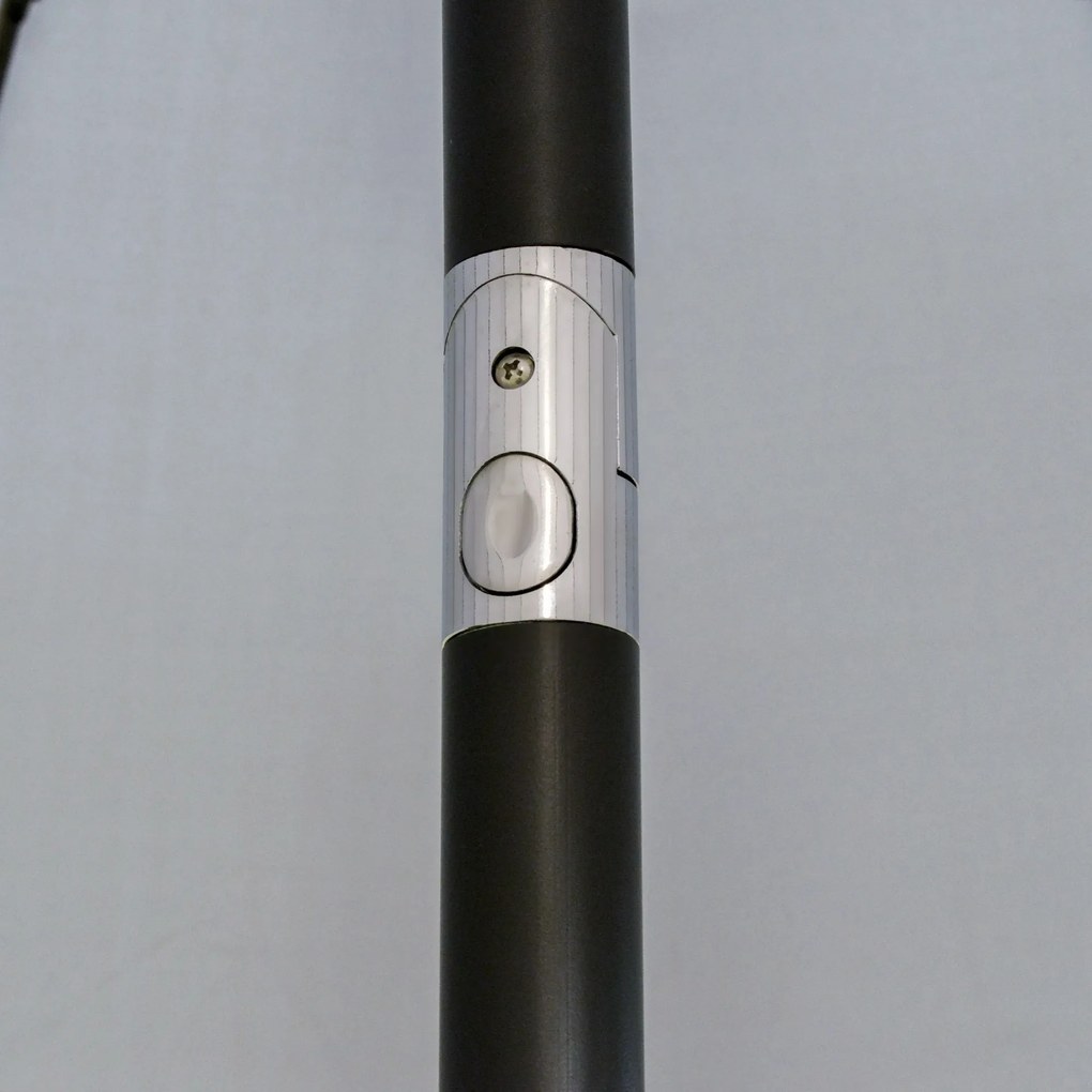 Chapéu de Sol de Jardim Ø2,5x2,4 m Chapéu de Sol de Terraço com Manive
