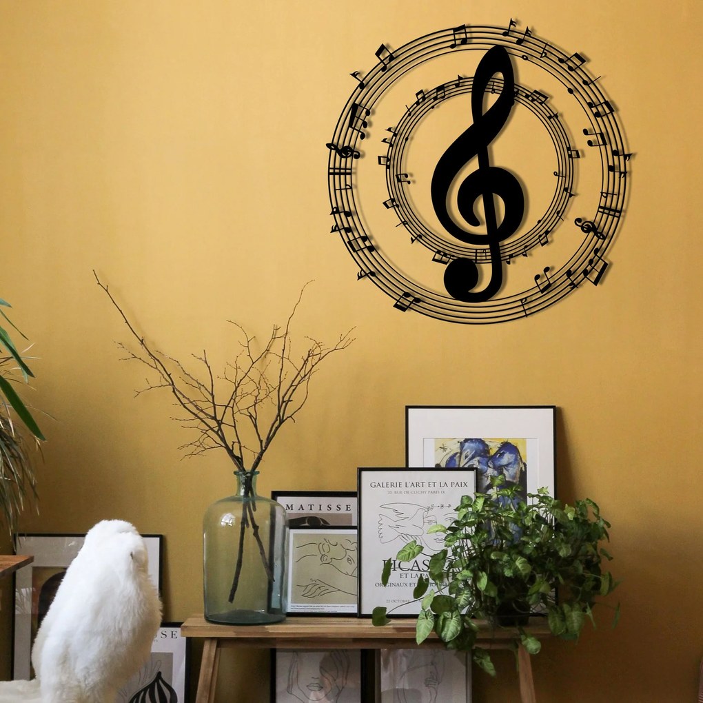 Acessório Decorativo de Parede Arrakis – Preto – 48 x 48 cm