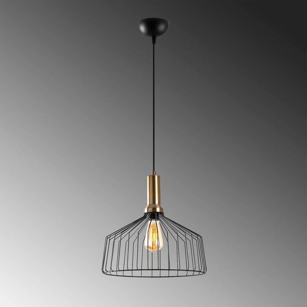 Chandelier Dear – Preto Antique – 34 x 34 cm