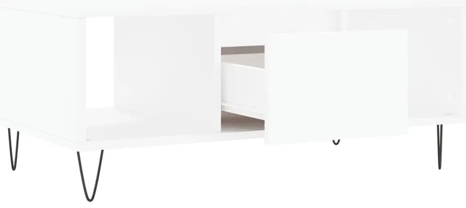 Mesa de centro 90x50x36,5 cm derivados de madeira branco