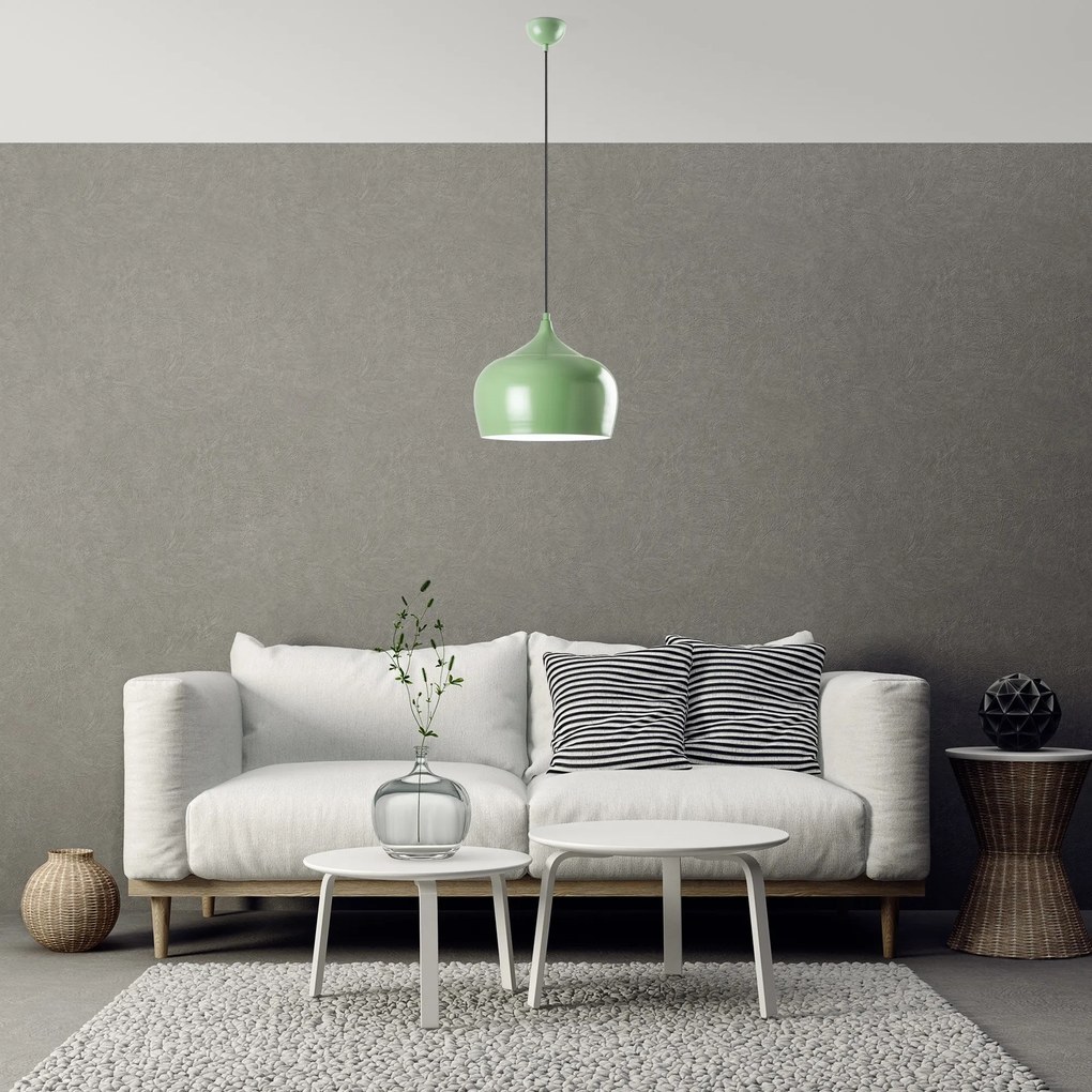 Candeeiro Suspenso Patıne – Mint – Ø28 h:29 cm
