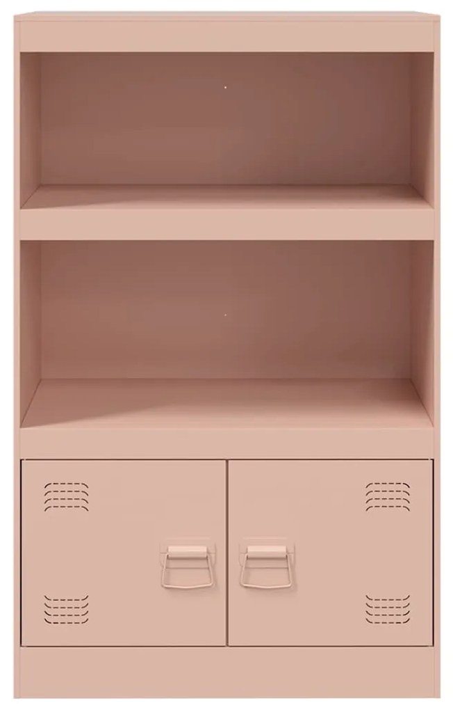 Aparador 67x39x107 cm aço rosa