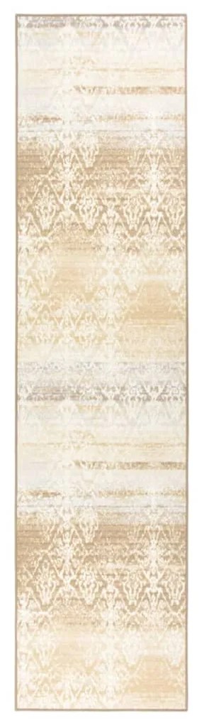 vidaXL Tapete/passadeira 80x400 cm dourado