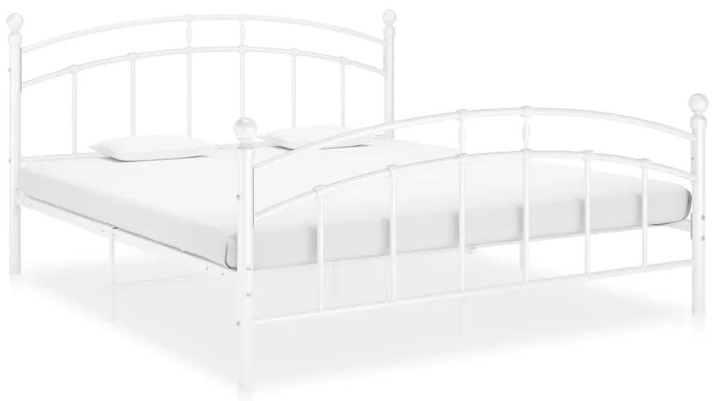 324983 vidaXL Estrutura de cama em metal 180x200 cm branco