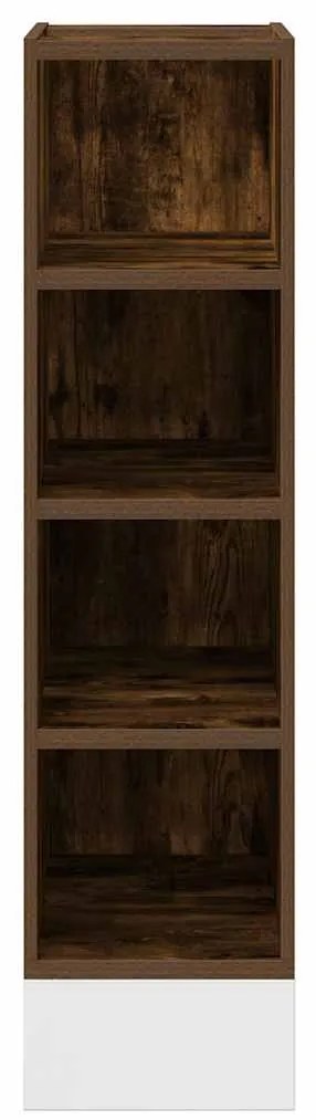 Armário inferior “Riga” 20x44,5x81,5cm carvalho fumado