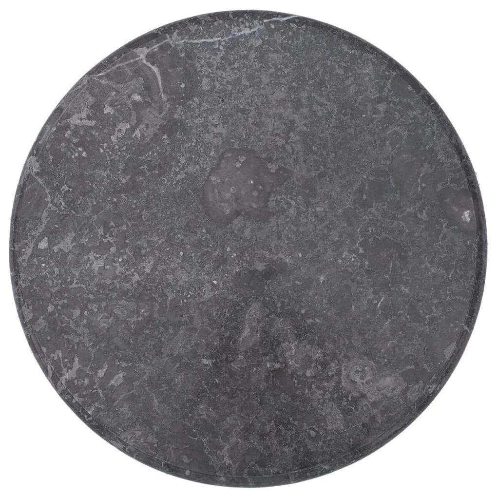 Tampo de mesa Ø60x2,5 cm mármore cinzento