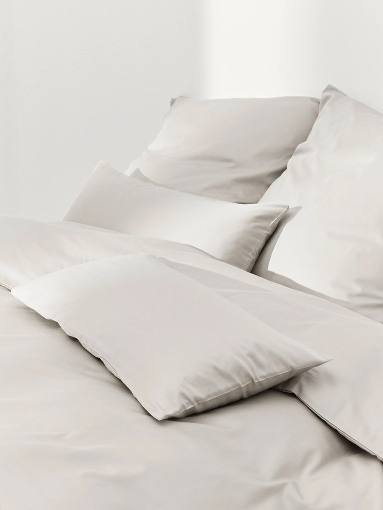 Capa de edredão em cetim de algodão Comfort