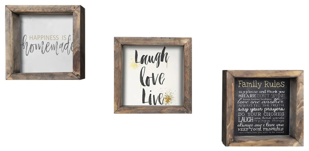 Pintura Decorativa em MDF emoldurada UKZM023 – Multicolor – 15 x 15 cm