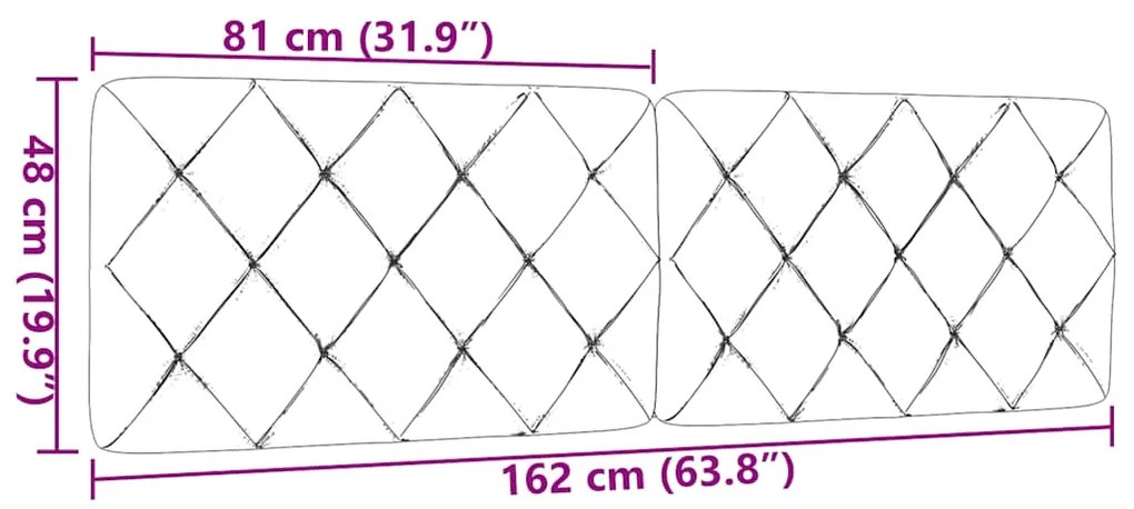 Almofadão de cabeceira 160 cm tecido cinzento-claro