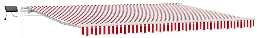 Toldo Retrátil Vermelho e Branco Vermelho e branco 450 × 300 cm