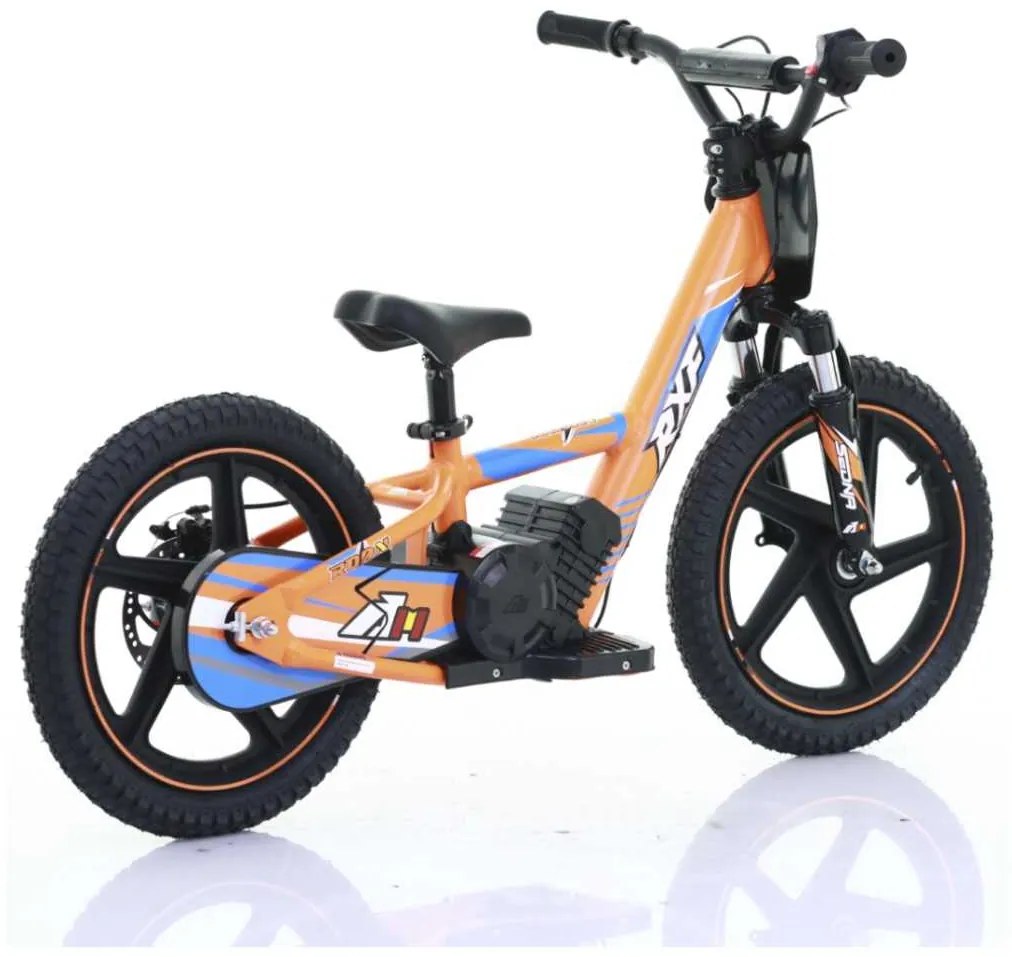 Bicicleta elétrica infantil 250W 16” pro Roan RXF Sedna Laranja