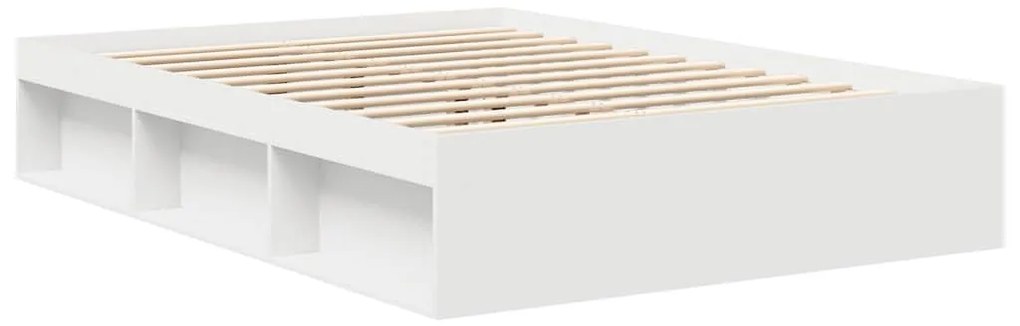Estrutura de cama de casal 135x190 cm branco
