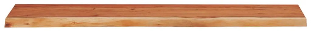 Prateleira de parede retangular 100x30x3,8 cm acácia maciça