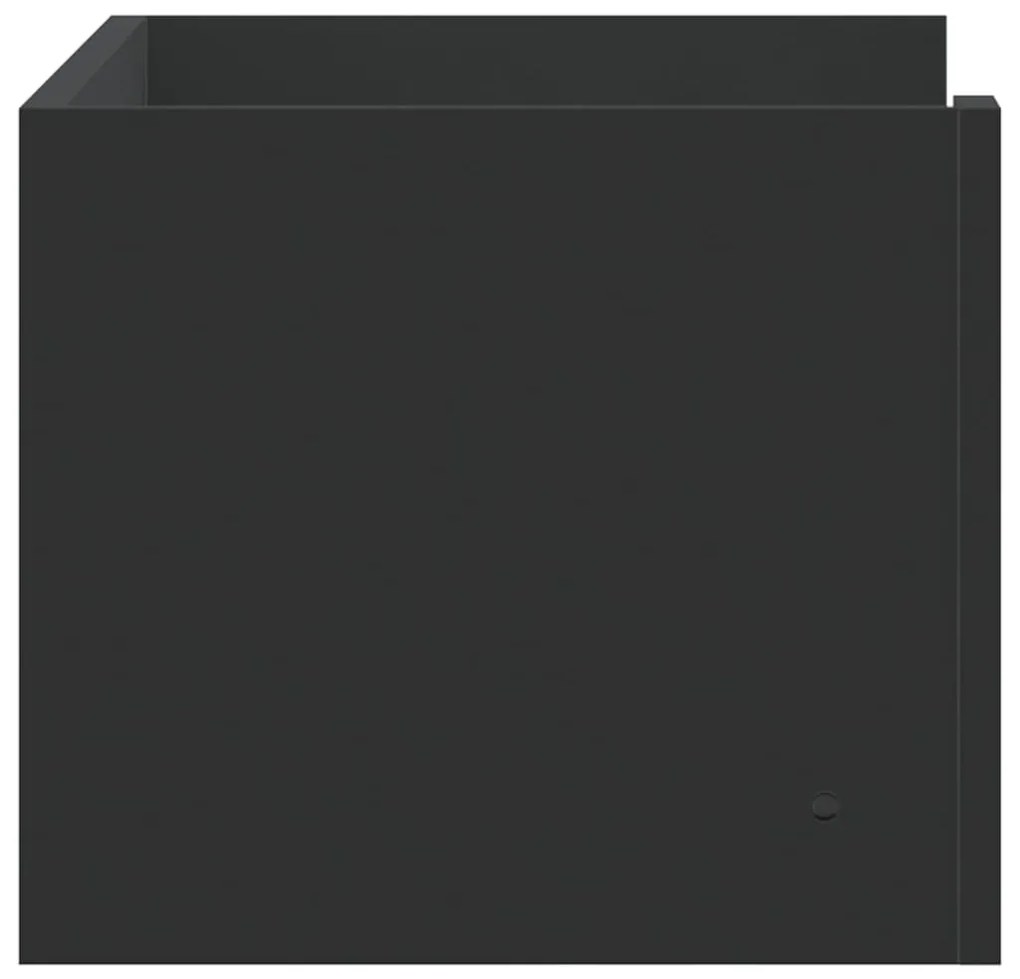 Prateleira de parede 70,5x35x30,5 cm derivados de madeira preto