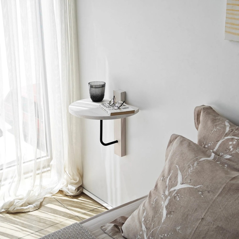Prateleira de Parede Reve – Preto e Branco – 35 cm x 35 cm