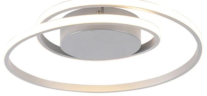 Candeeiro de teto design em aço com LED regulável em 3 níveis - Krula Design
