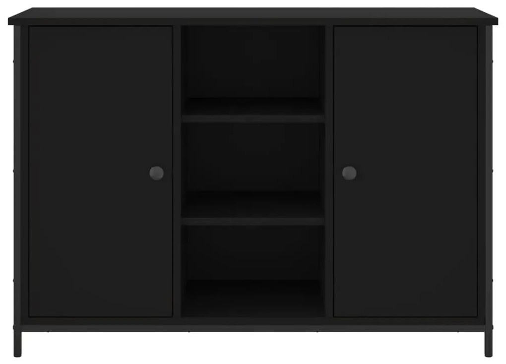 Aparador 100x35x70 cm derivados de madeira preto