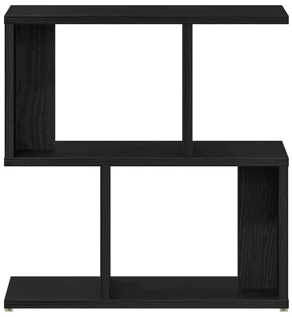 Criado-mudo vidaXL Black Oak 50x30x51,5 cm Madeira de Engenharia