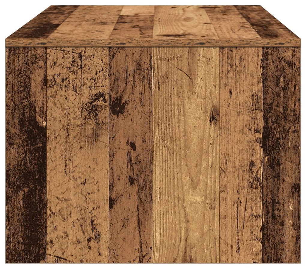 Mesa de Centro em Madeira Velha 102x55x43,5 cm em Madeira Engenharia