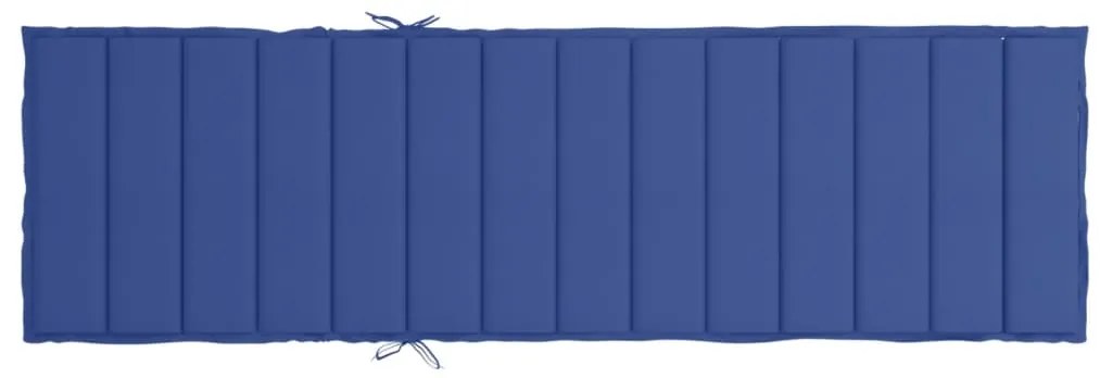 Almofadão p/ espreguiçadeira 200x60x3cm tecido oxford azul real