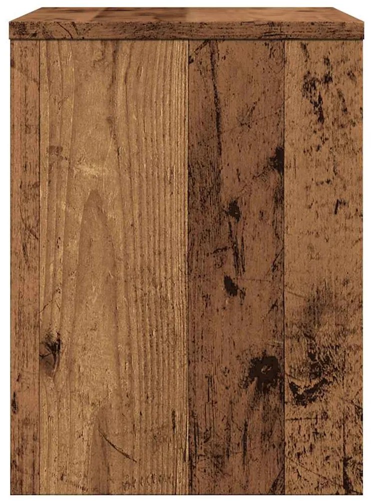 Mesa de cabeceira 40x30x40cm derivados de madeira madeira velha