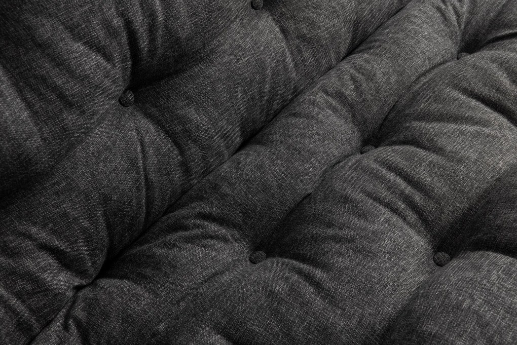 Sofá-Cama 3 Lugares Renge – Cinzento Escuro – 200x92x82 cm