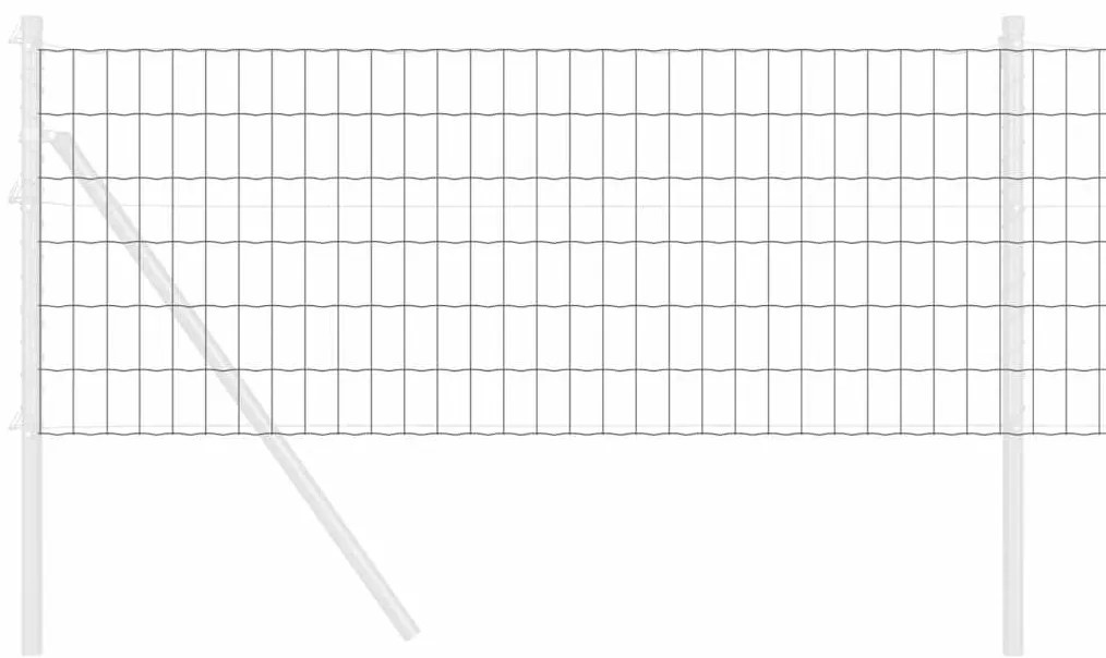 Cerca Euro Cinza 0.4x25 m Aço
