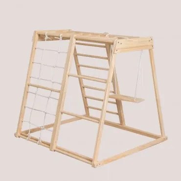 Parque De Aprendizagem Pyqer Natural Kids Madeira Natural - Sklum