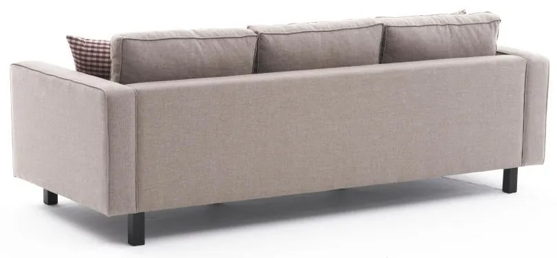 Sofá de 3 Lugares Kale – Creme – 222 cm