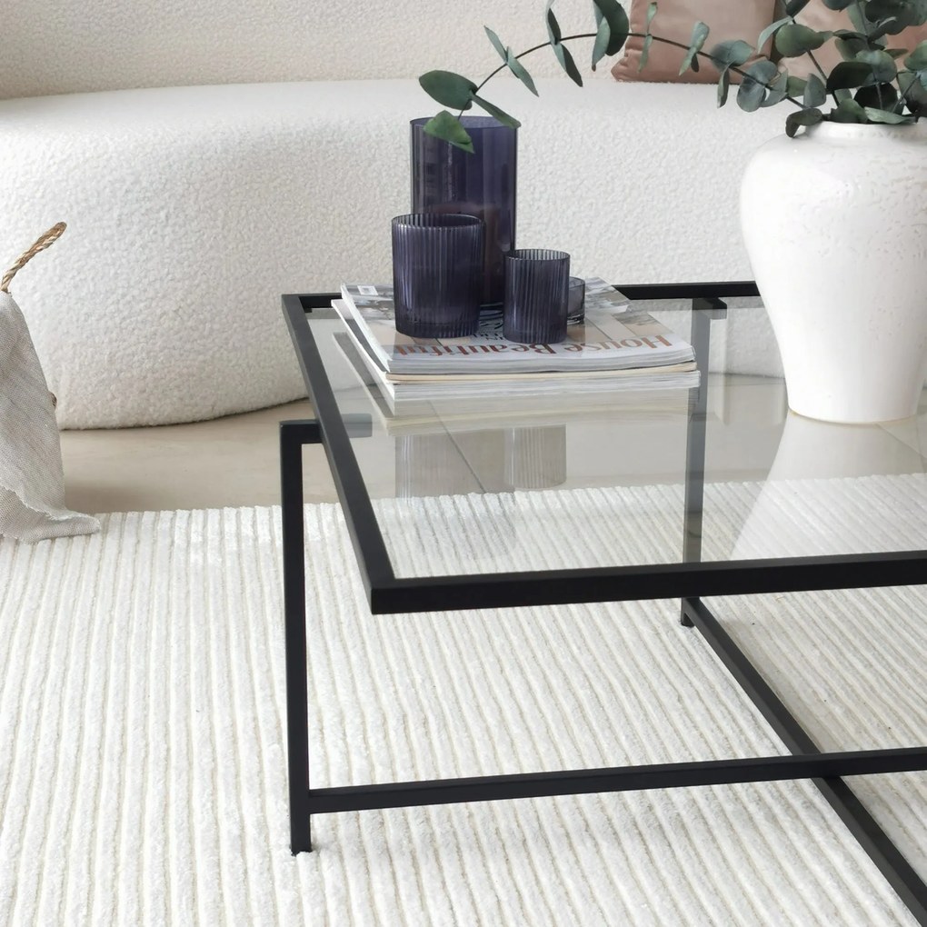 Mesa de Centro Sun S408 – Preto – 85x35x85 cm