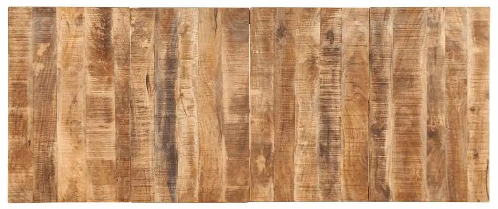 Mesa de jantar 220x90x75 cm madeira de mangueira maciça áspera